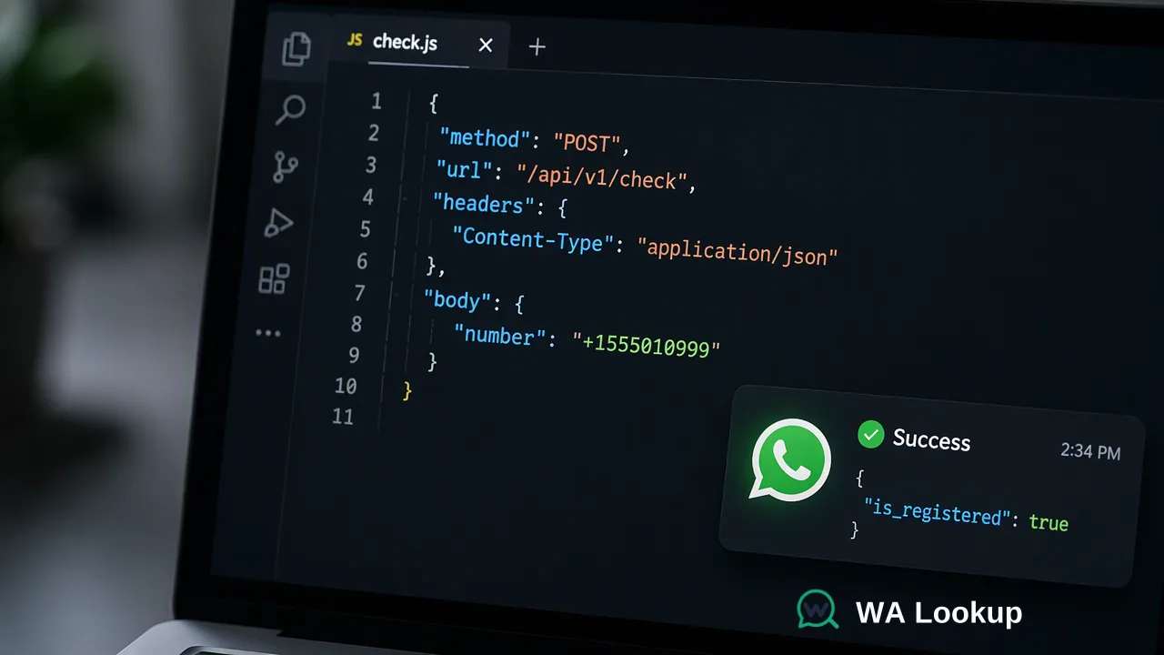 WA Lookup workflow illustration for WhatsApp Registration Lead Routing: Sending Each Lead to the Right Channel